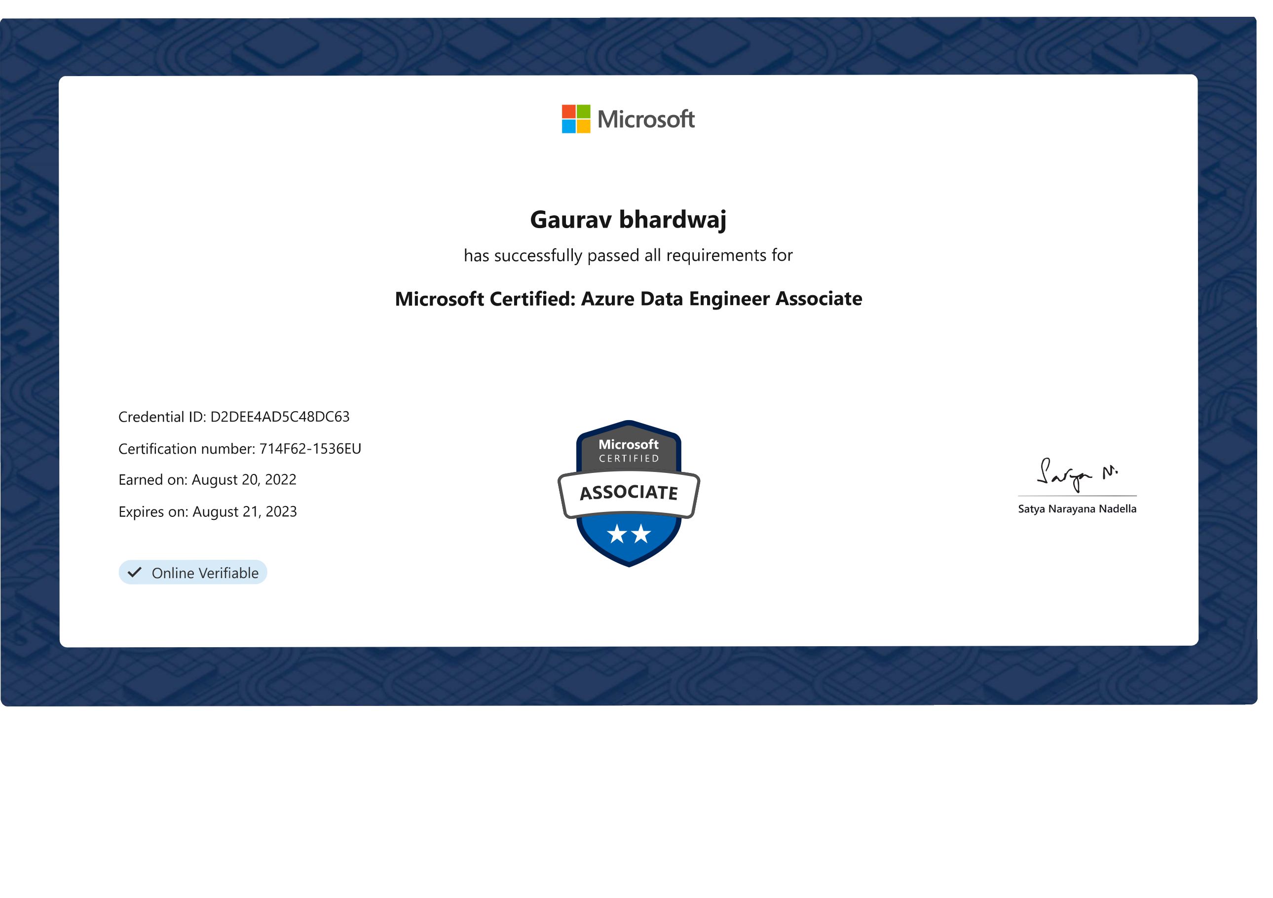 Professional Certification